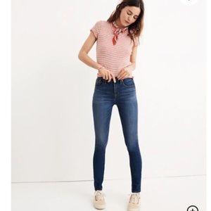 Madewell 10" Rise Skinnies Danny wash TENCEL 30